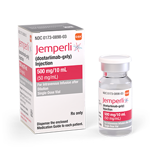 JEMPERLI IV, 500MG/10ML (50MG/ML) X1  SINGLE DOSE VIAL/CARTON